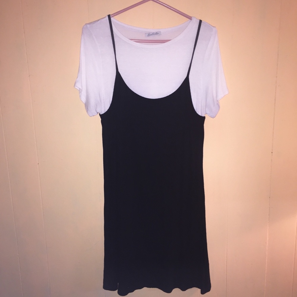 90s One Piece Tshirt Cami Dress sz 1X